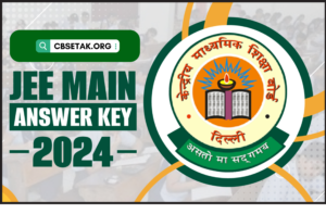 Jee Mains Answer Key 2024 Download Link